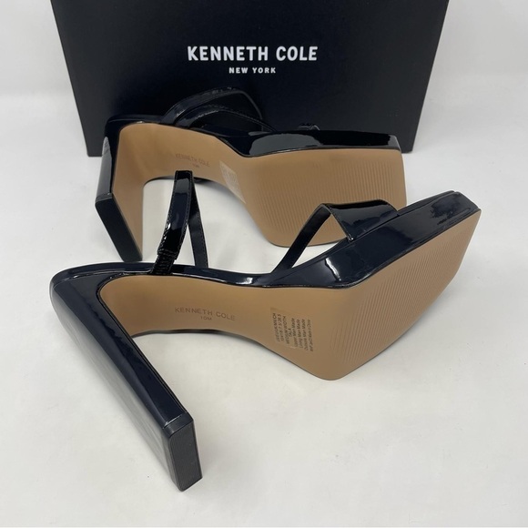 Kenneth Cole New York Tala Patent Strappy Platform Sandals - NWT - Picture 11 of 12